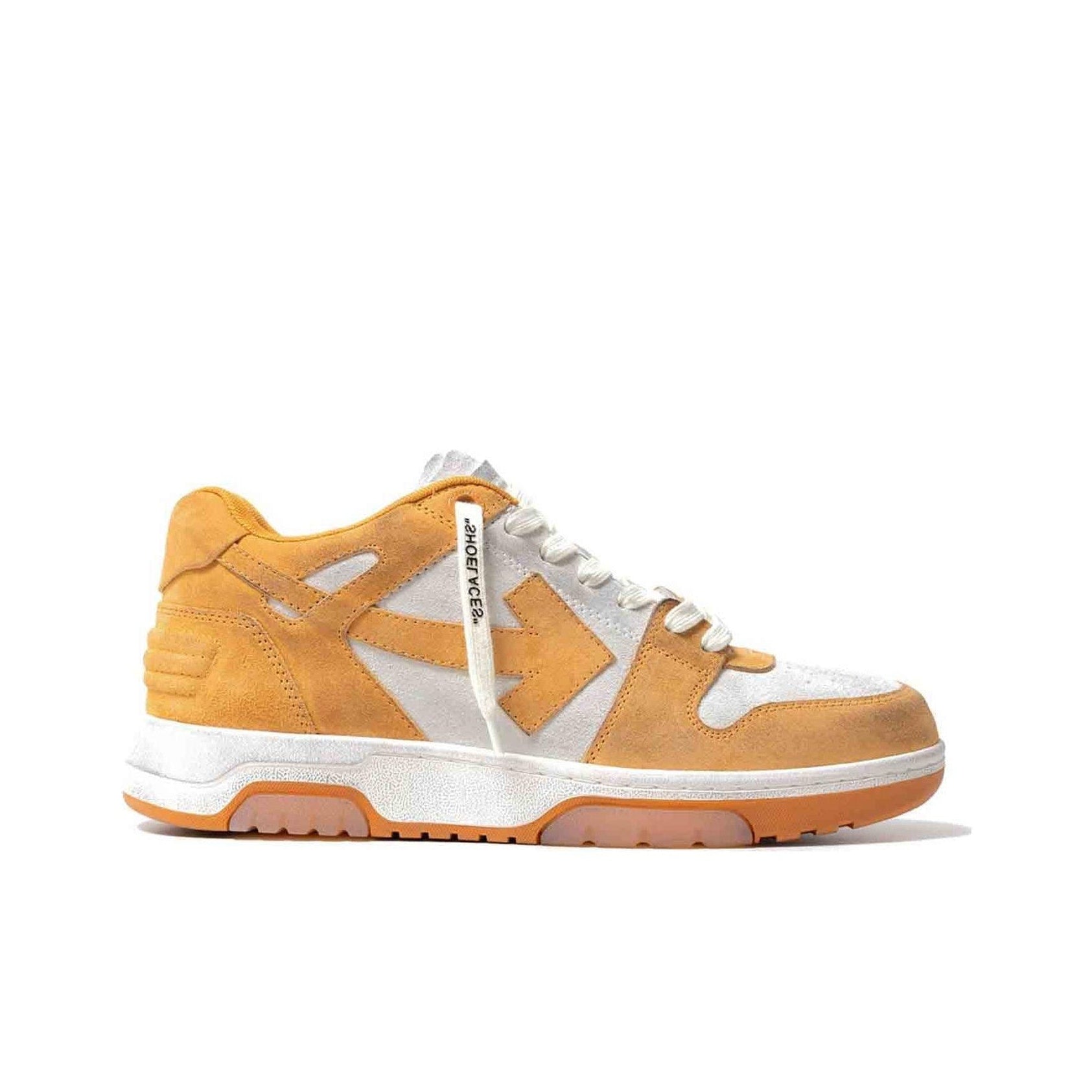 OFF-WHITE Out Of Office Ooo Low Tops Vintage Suede Orange