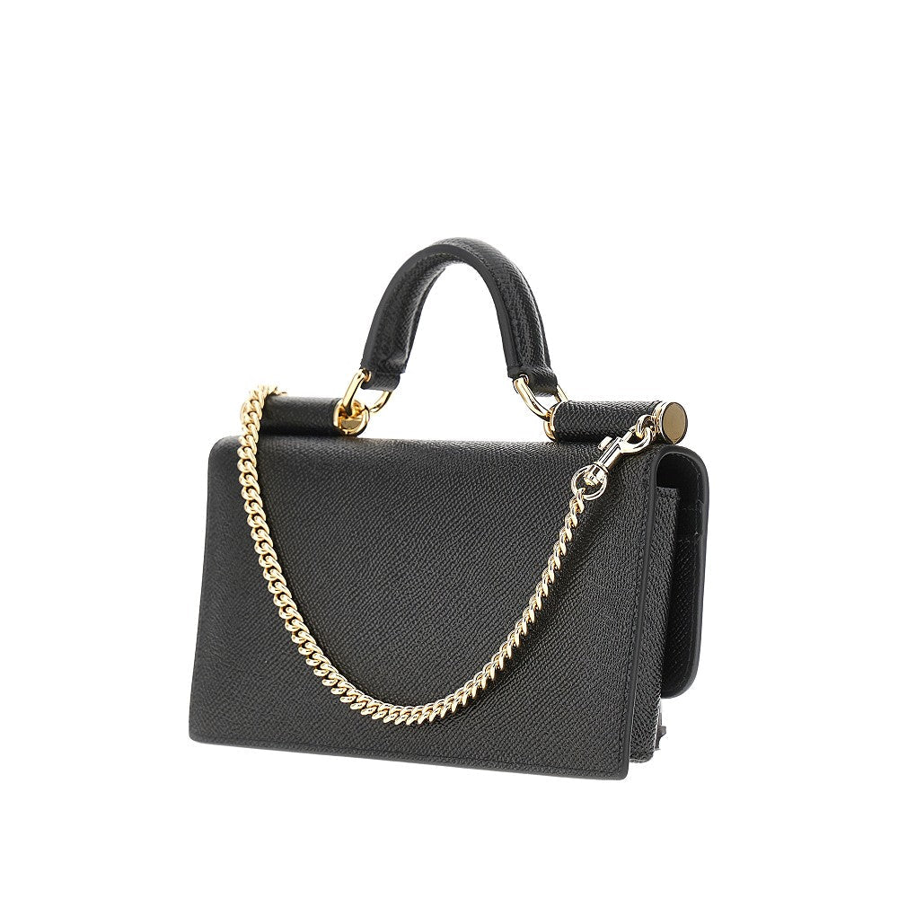 Dauphine print leather mini bag