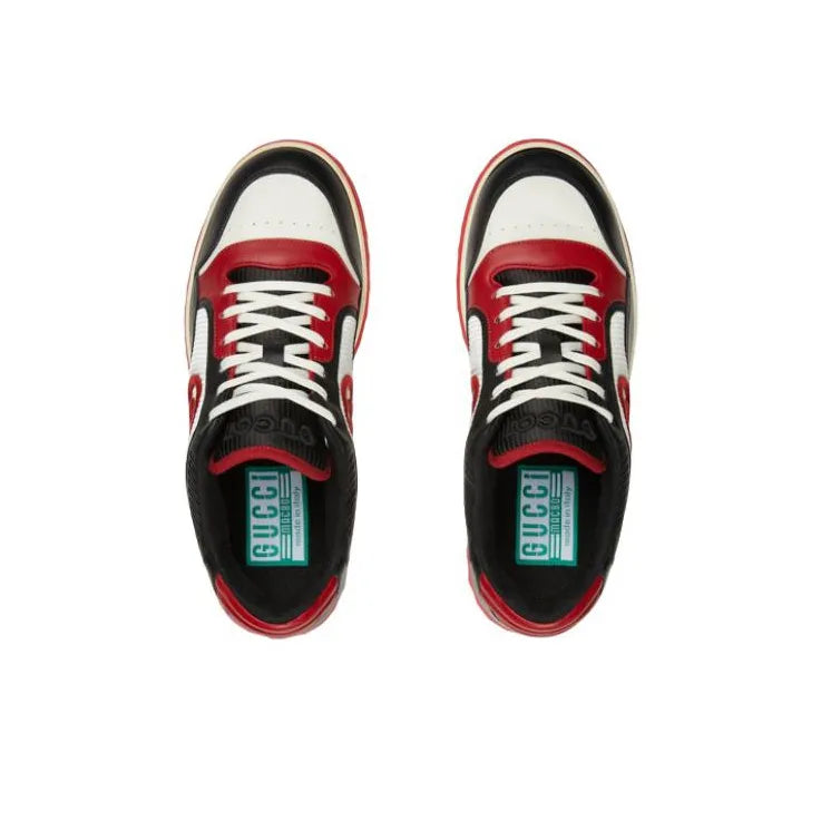 GUCCI MAC80 SNEAKER 'BLACK WHITE RED'